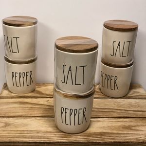 Rae Dunn salt and pepper